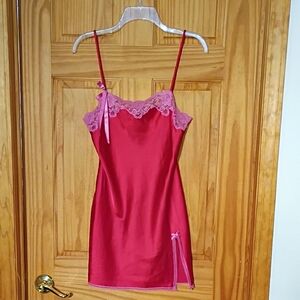 Victoria's Secret Pink Satin Chemise